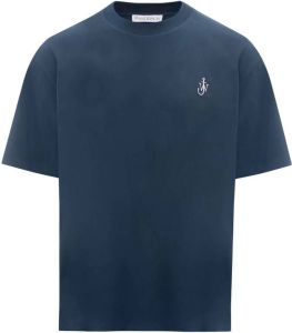 JW Anderson T-shirt met logo Blauw