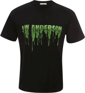 JW Anderson T-shirt met logo Zwart
