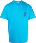 JW Anderson T-shirt met logopatch Blauw - Thumbnail 1
