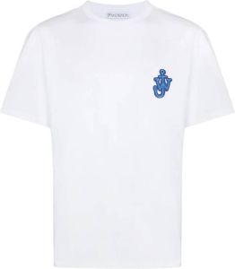 JW Anderson T-shirt met logopatch Wit