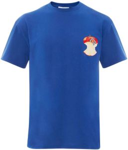 JW Anderson T-shirt met logoprint Blauw