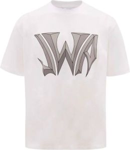 JW Anderson T-shirt met logoprint Wit