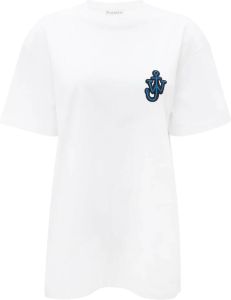 JW Anderson T-shirt met patch Wit