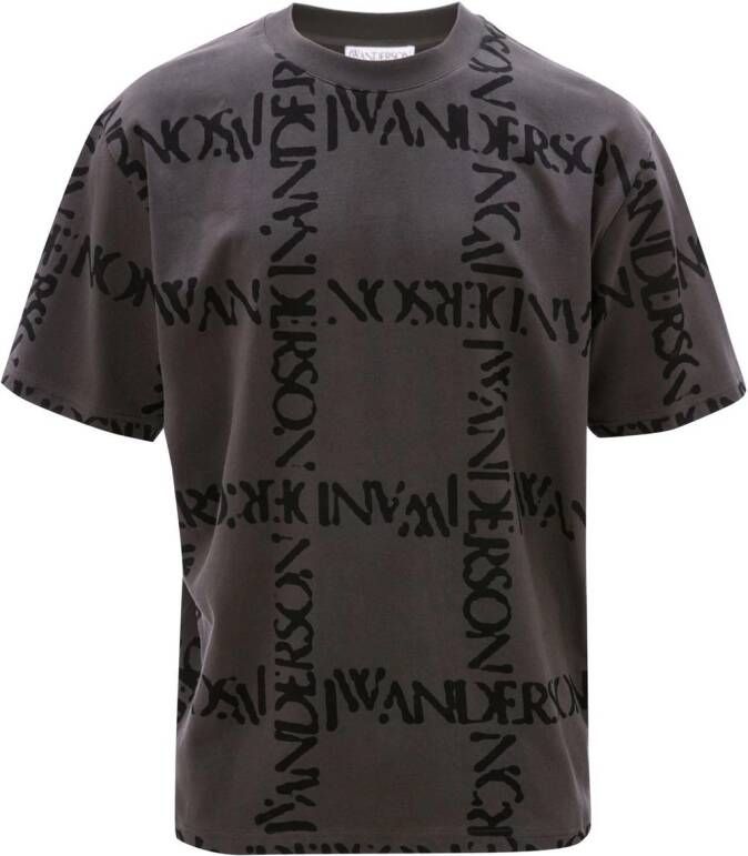 JW Anderson T-shirt met print Grijs