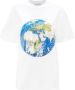 JW Anderson T-shirt met print Wit - Thumbnail 1