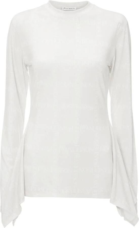 JW Anderson Top met col Wit