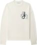 JW Anderson Trui met intarsia logo Wit - Thumbnail 1