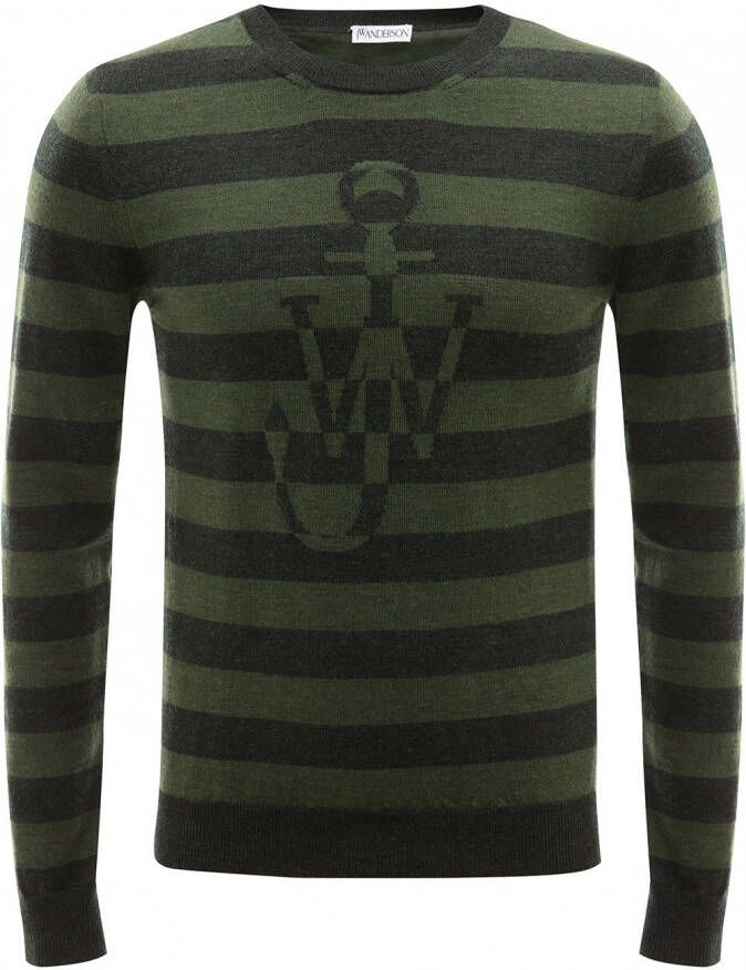 JW Anderson Trui met ronde hals Groen