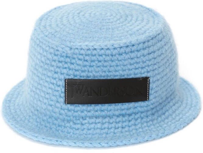 JW Anderson Vissershoed met logopatch Blauw
