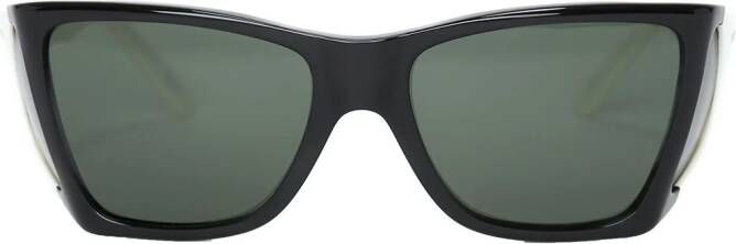 JW Anderson x Persol zonnebril met breed montuur Zwart