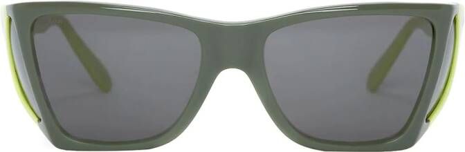 JW Anderson x Persol zonnebril met wijde montuur Groen