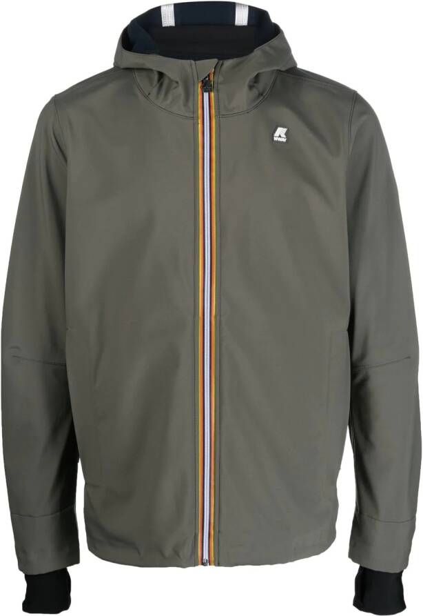 K-Way Jack met capuchon Groen