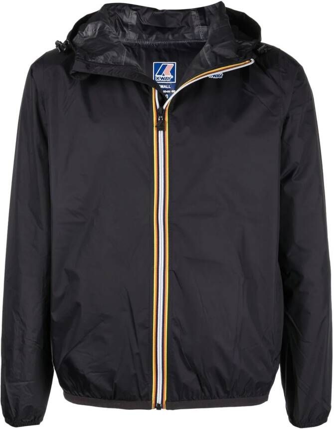K-Way Jack met capuchon Zwart
