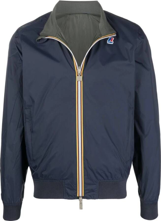 K-Way Omkeerbaar jack Blauw