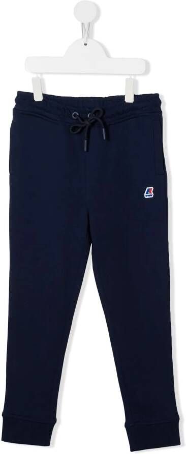 K-Way Trainingsbroek met logo Blauw