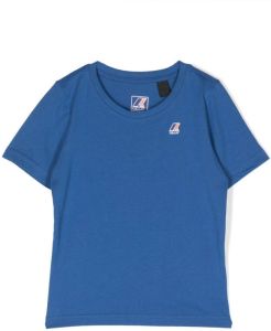 K Way Kids T-shirt met logopatch Blauw