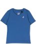 K Way Kids T-shirt met logopatch Blauw - Thumbnail 1