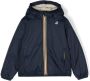K Way Kids Bomberjack met logoprint Blauw - Thumbnail 1