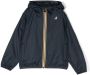 K Way Kids Jack met capuchon Blauw - Thumbnail 1
