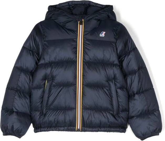 K Way Kids Gewatteerd jack Blauw
