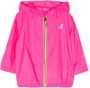 K Way Kids Jack met capuchon Roze - Thumbnail 1