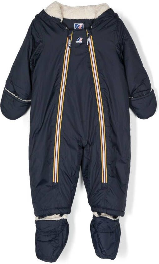 K Way Kids Sneeuwpak met capuchon Blauw