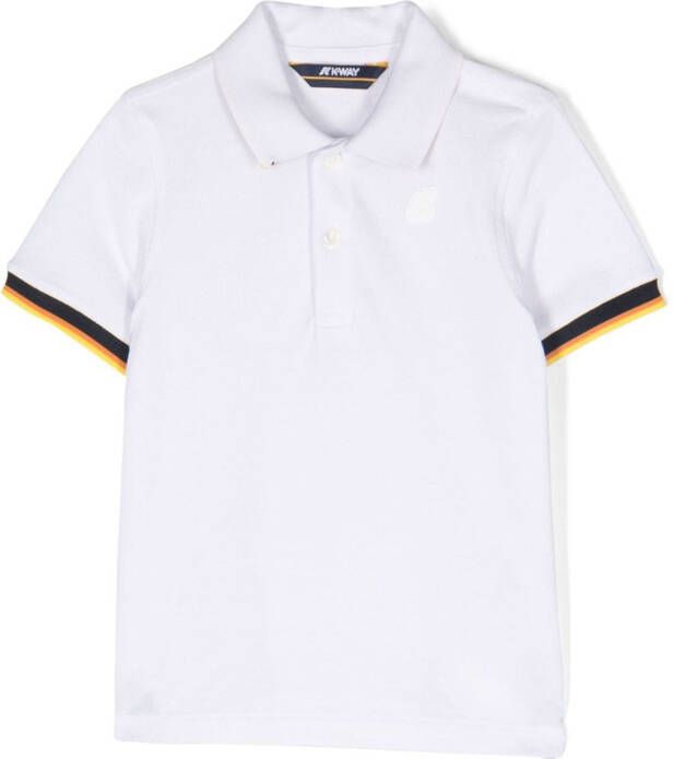 K Way Kids Poloshirt Wit