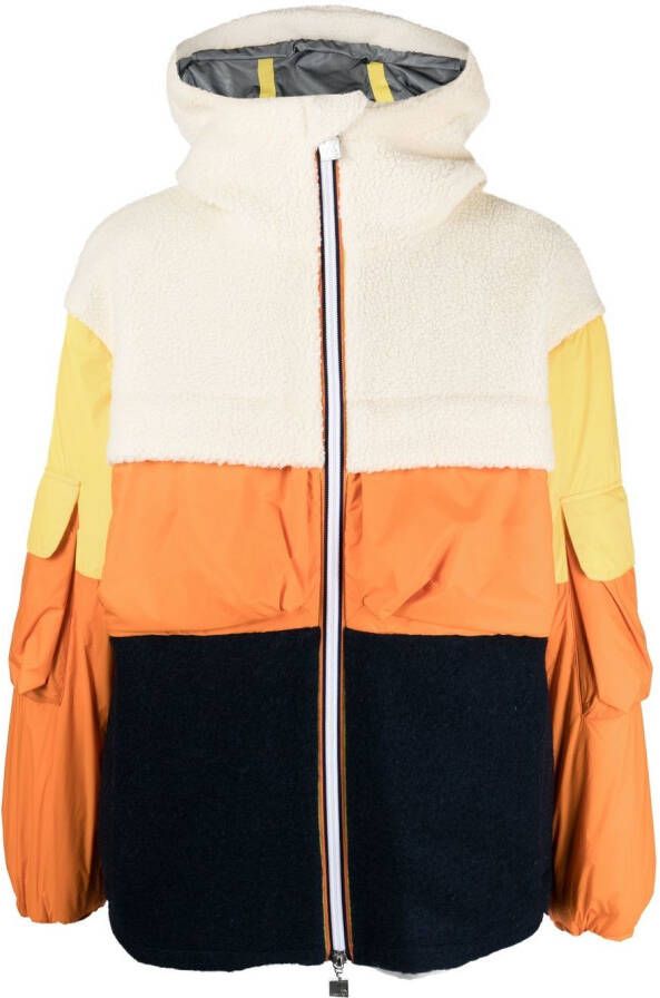 K-Way R&D Jack met colourblocking Blauw