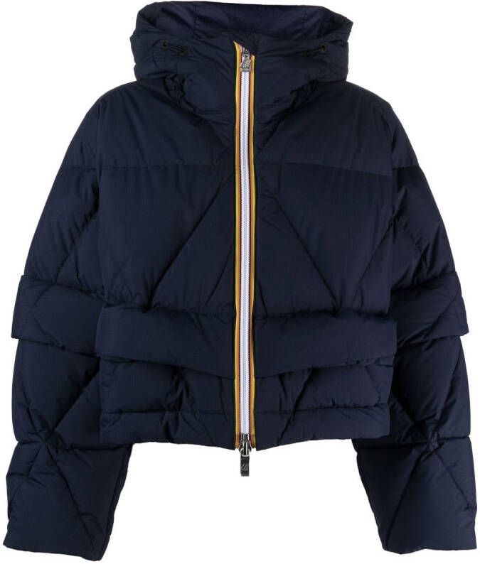 K-Way R&D Cropey 2.1 donsjack Blauw