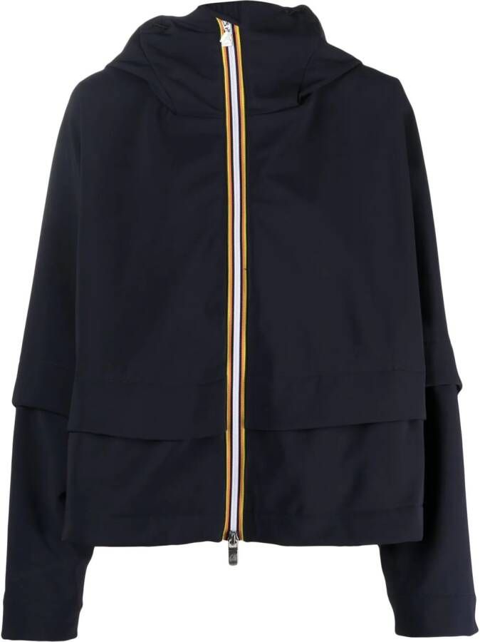 K-Way R&D Jack met capuchon Blauw