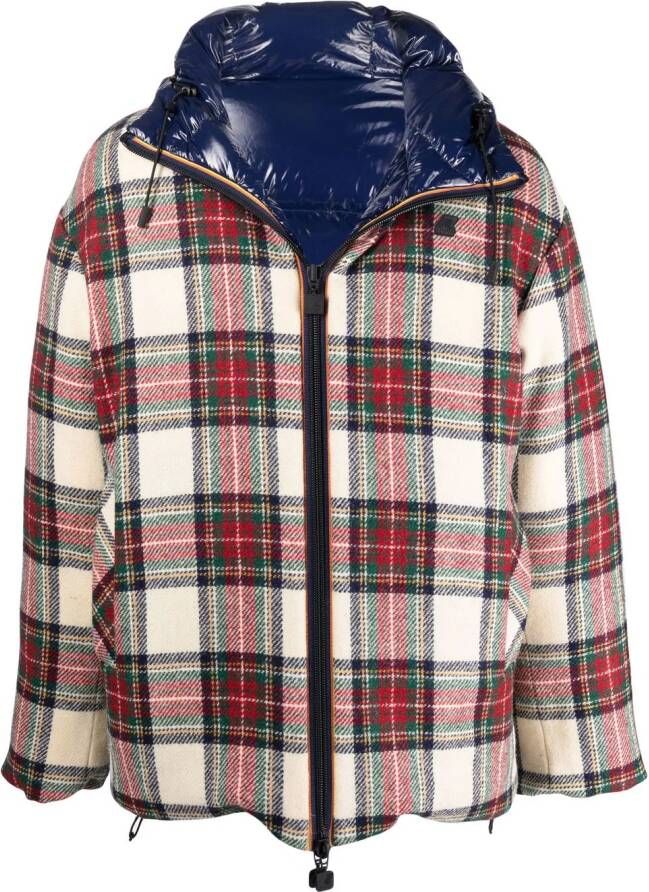 K-Way R&D Donsjack van scheerwol Beige