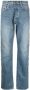 KAPITAL Straight broek Blauw - Thumbnail 1