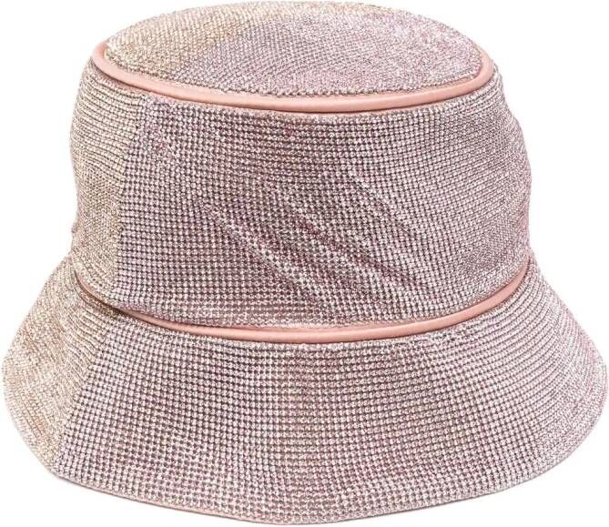 Kara Vissershoed met mesh Roze