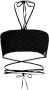 Karl Lagerfeld Bandeau bikinitop Zwart - Thumbnail 1