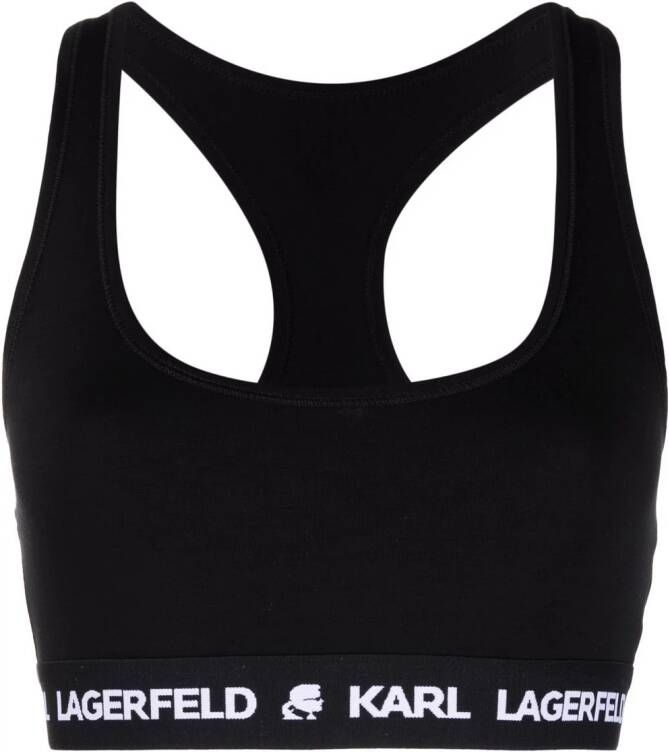 Karl Lagerfeld Bh met logoband Zwart