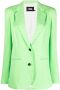 Karl Lagerfeld Blazer met monogram jacquard Groen - Thumbnail 1
