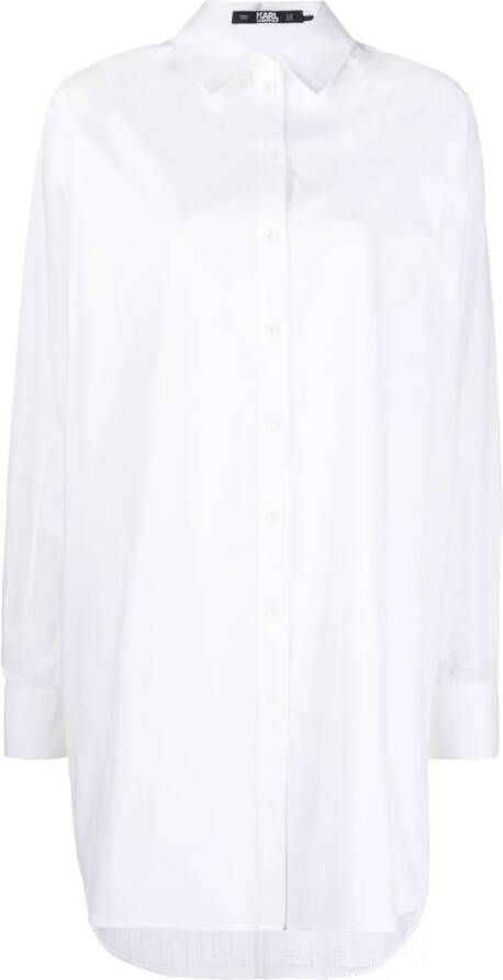 Karl Lagerfeld Blouse met knopen Wit