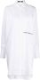Karl Lagerfeld Blousejurk met logo-reliëf Wit - Thumbnail 1