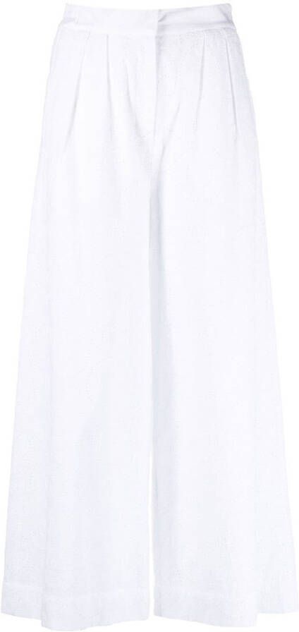 Karl Lagerfeld Broderie anglaise culotte Wit