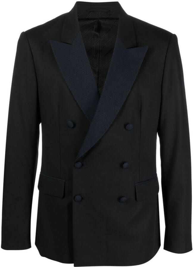 Karl Lagerfeld Blazer met dubbele rij knopen Zwart