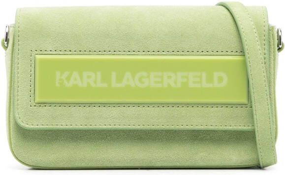 Karl Lagerfeld IKON K kleine Flap schoudertas Groen
