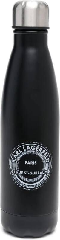 Karl Lagerfeld Fles met matte-effect Zwart