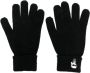 Karl Lagerfeld Ikon gebreide handschoenen Zwart - Thumbnail 1