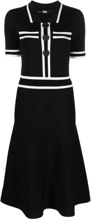 Karl Lagerfeld Gebreide jurk Zwart