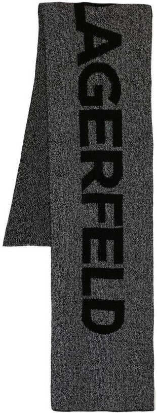 Karl Lagerfeld Gebreide sjaal Zwart