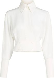 Karl Lagerfeld Getailleerde blouse Wit