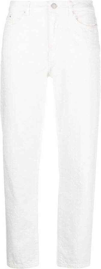 Karl Lagerfeld High waist jeans Wit