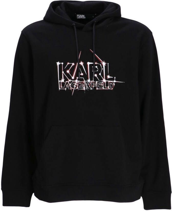 Karl Lagerfeld Hoodie met logoprint Zwart