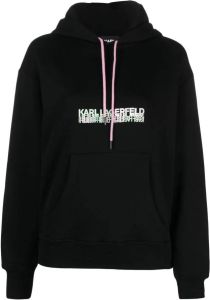 Karl Lagerfeld Hoodie met logoprint Zwart