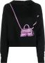 Karl Lagerfeld IKON K Bag hoodie met print Zwart - Thumbnail 1